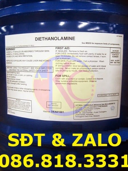  Diethanolamine - DEA - C4H11NO2 
