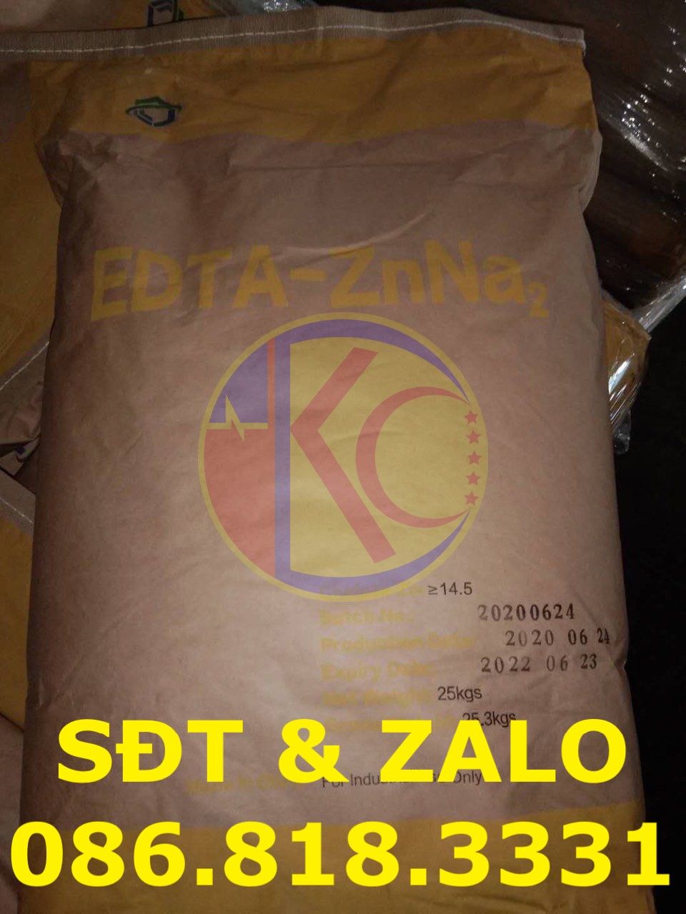  EDTA Kẽm - Chelate Kẽm - EDTA Zn 