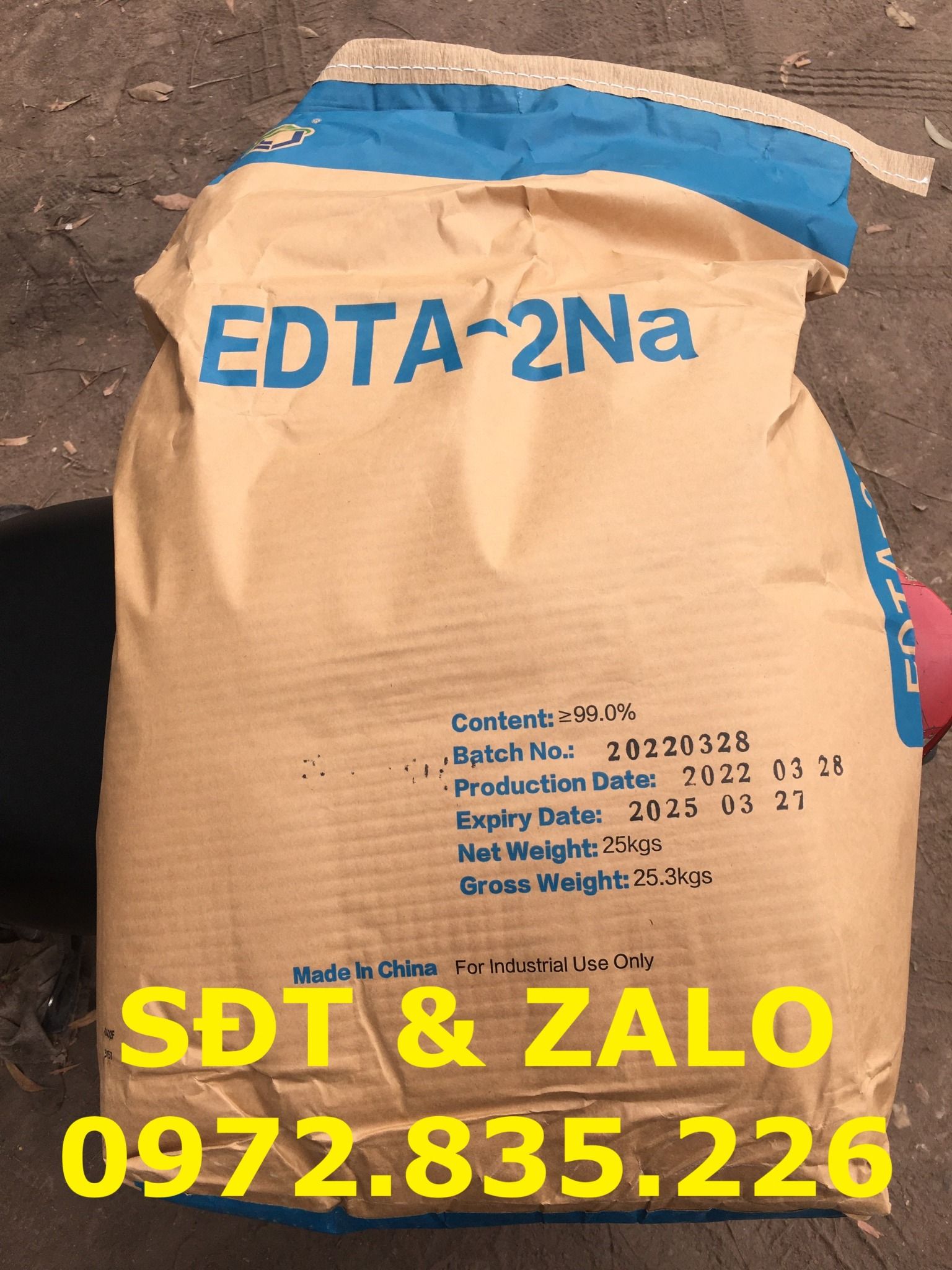  EDTA 2Na - EthyleneDiamineTetraacetic Acid - C10H14N2Na2O8 