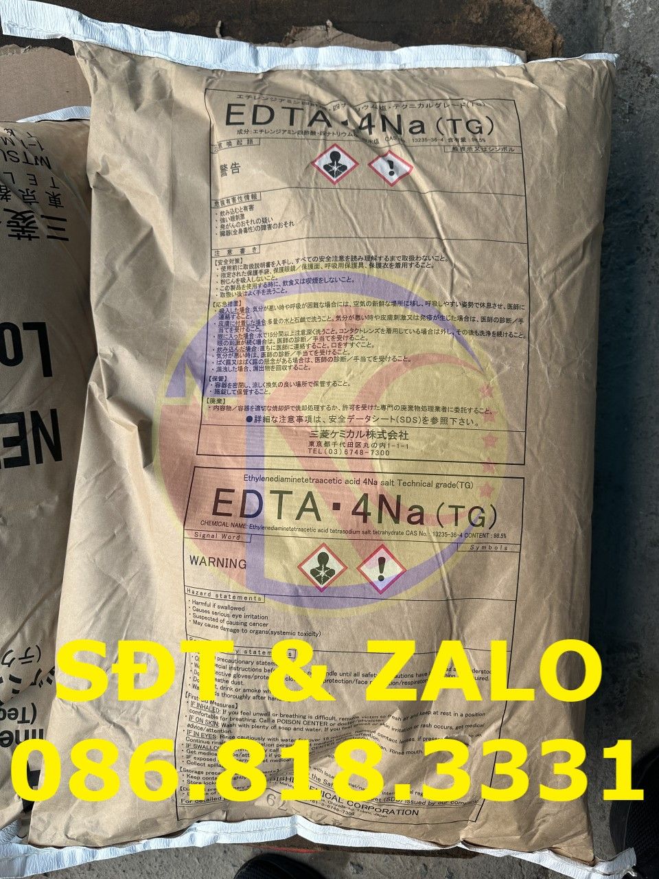  EDTA 4Na Nhật - Ethylenediaminetetraacetic Acid Tech Grade 
