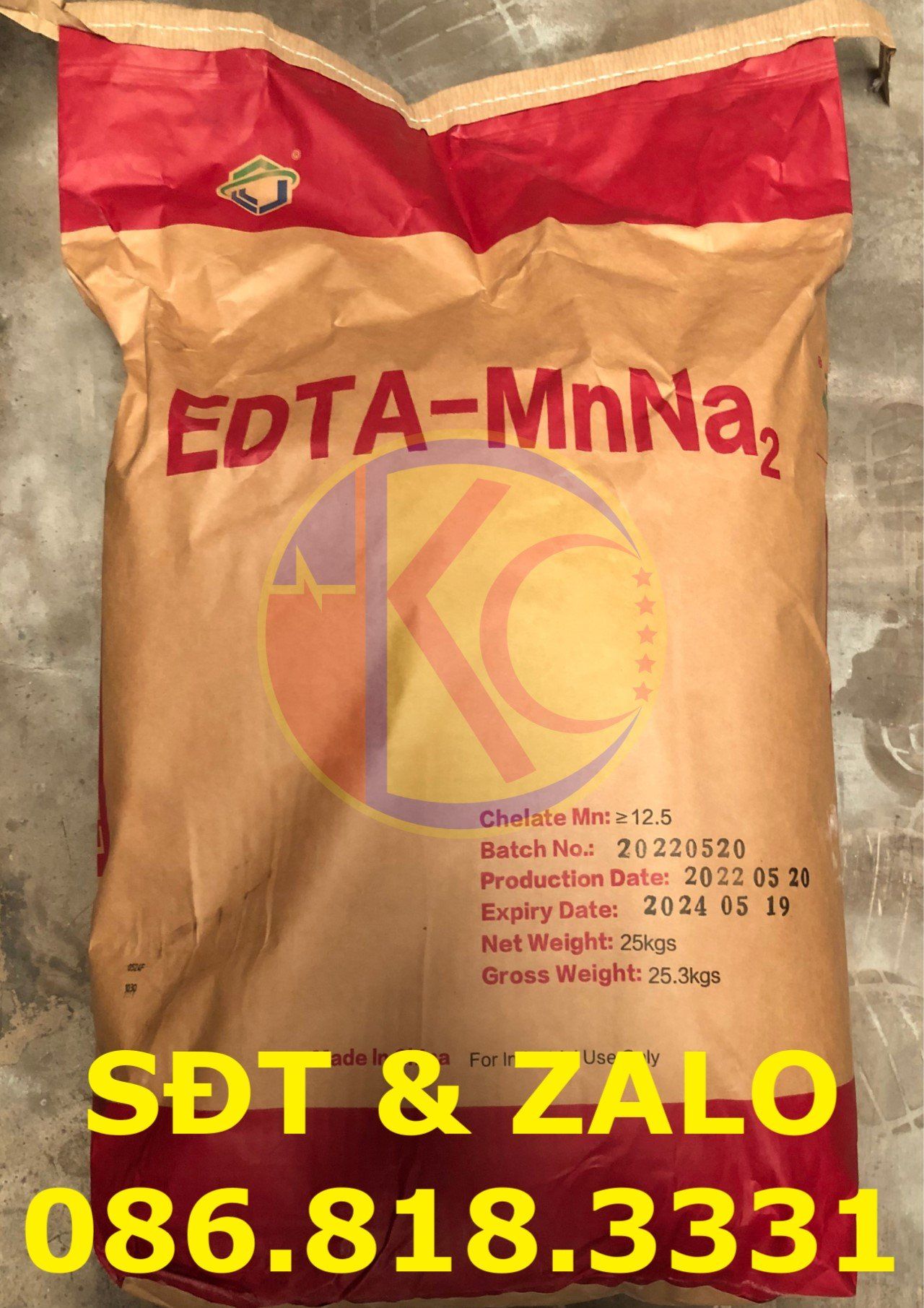  EDTA Manganese - Chelate Mangan - Vi lượng EDTA Mn 