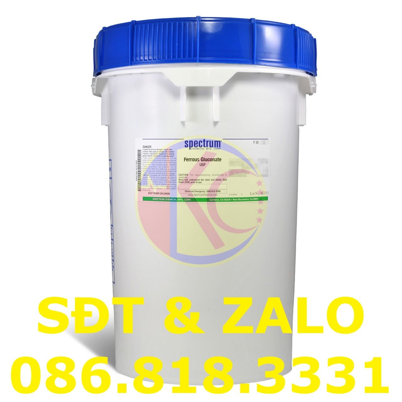  Ferrous Gluconate - Sắt Gluconat - C12H24FeO14 