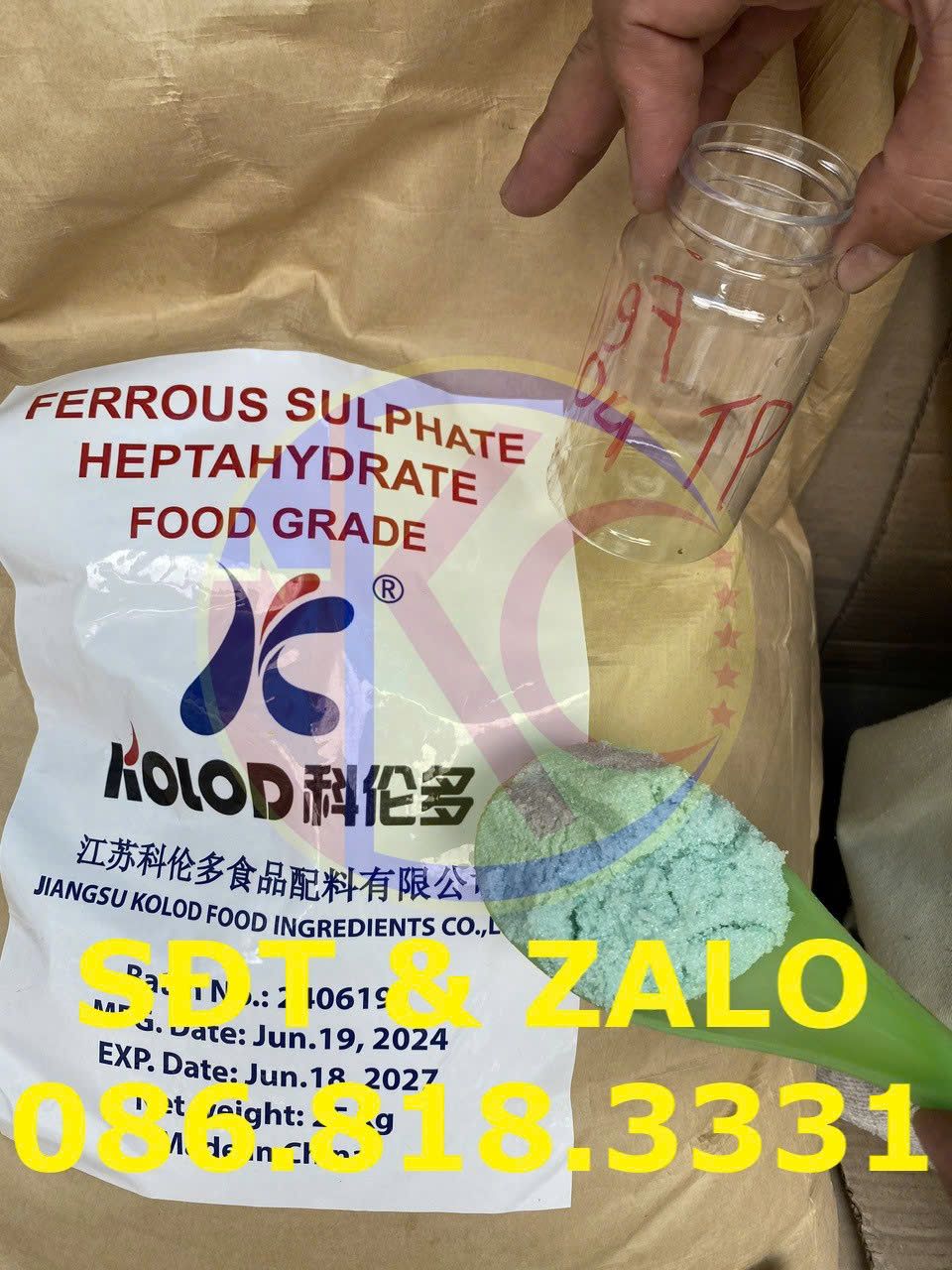  Ferrous Sulphate Heptahydrate FOOD - FeSO4.7H2O FOOD 