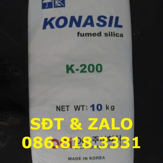  Konasil K200 Fumed Silica - Hóa chất chống lắng chảy 