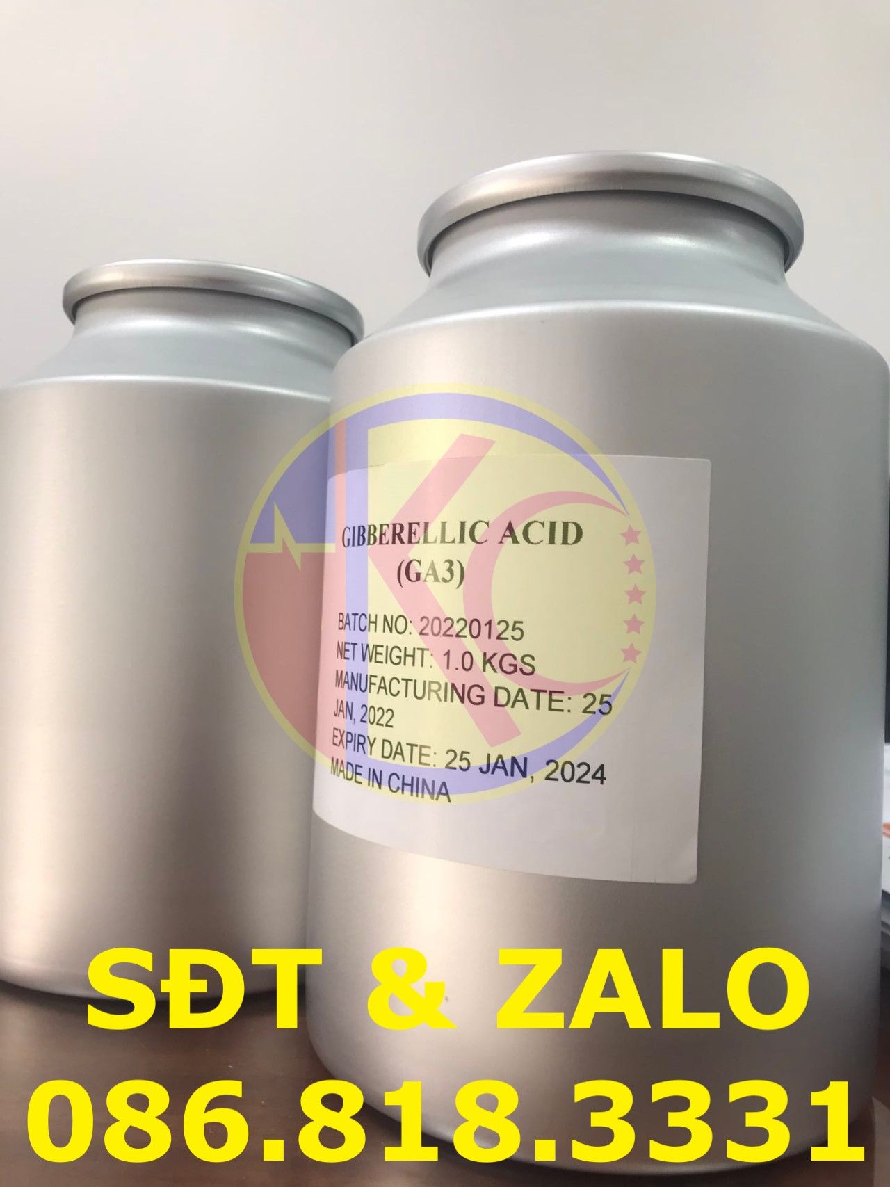  Gibberellic Acid 90% (GA3) - Axit Gibberellic - C19H22O6 