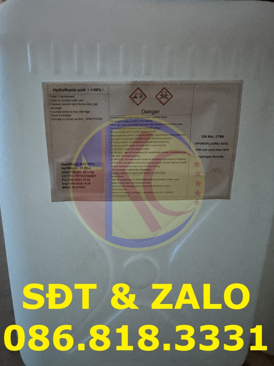  Hydrofluoric Acid - Acid Fluorhydric - HF 