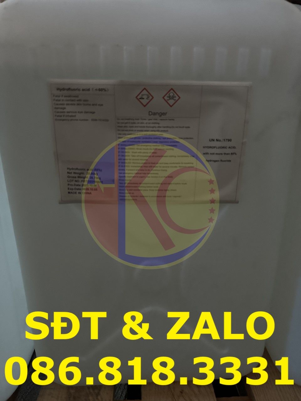 Hydrofluoric Acid Acid Fluorhydric HF KDCCHEMICAL