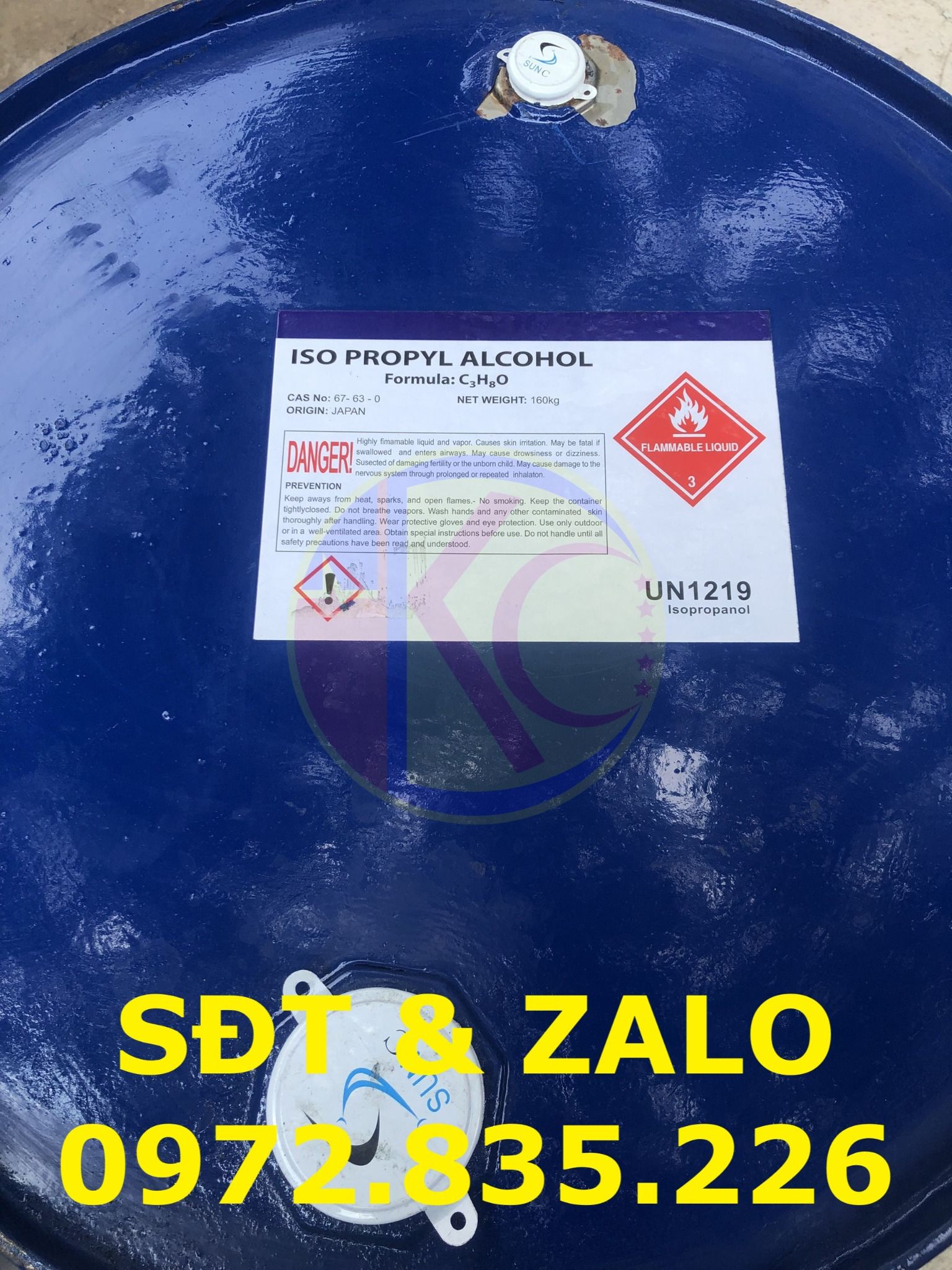  Iso Propyl Alcohol - IPA Nhật - C3H8O 