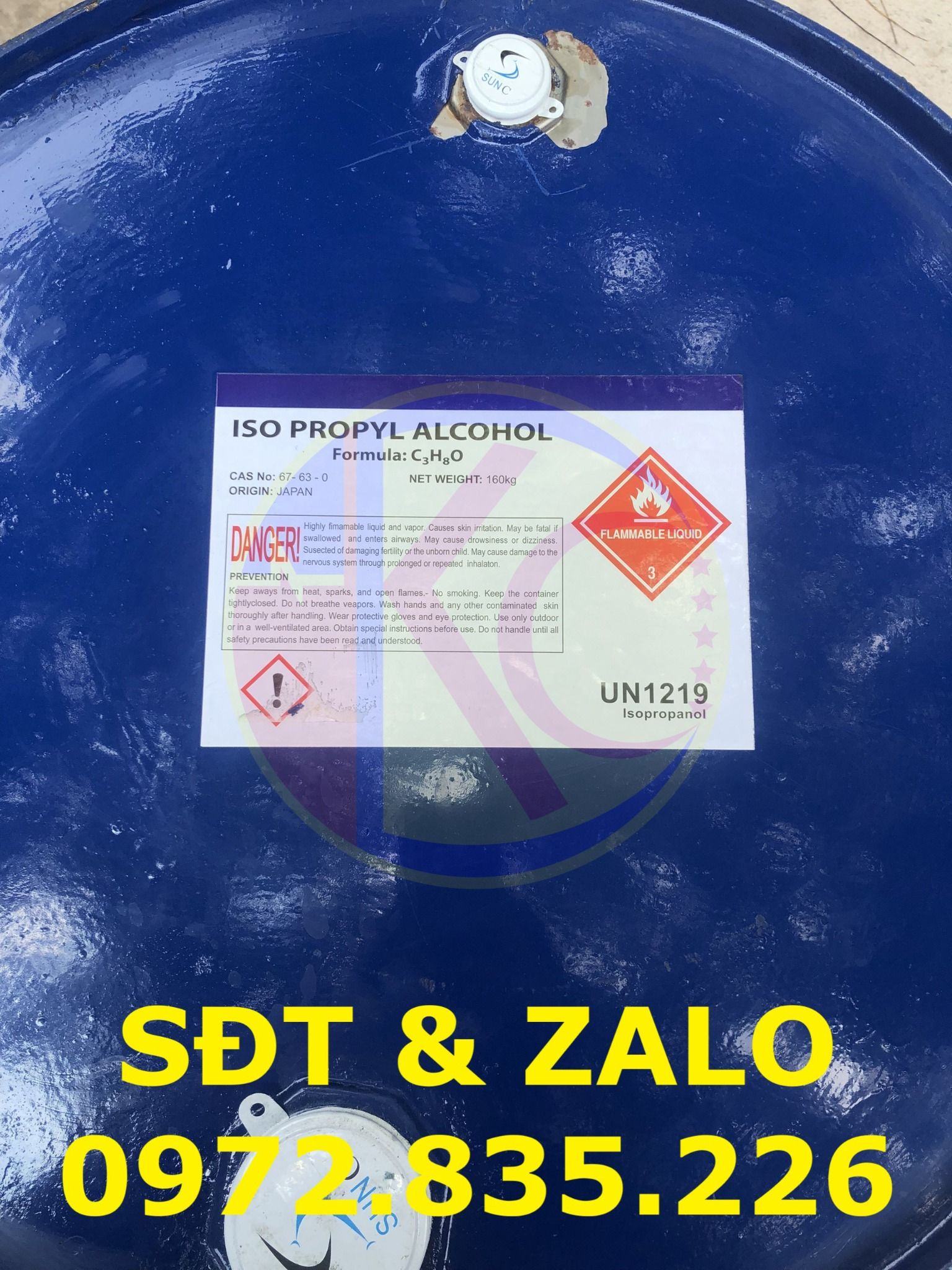  Iso Propyl Alcohol - IPA Nhật - C3H8O 