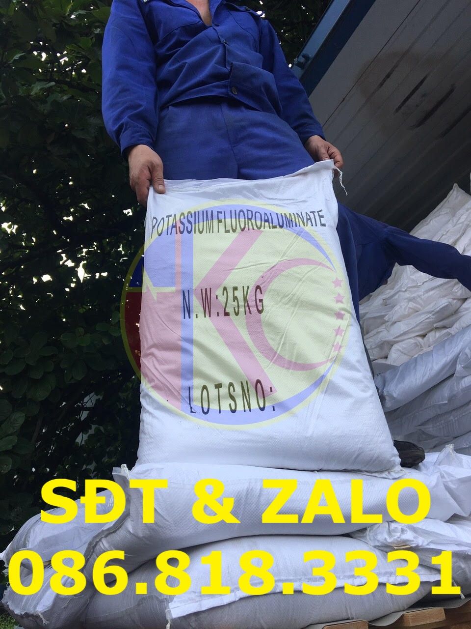  Potassium Aluminium Fluoride - Kali Nhôm Florua - KAlF4 - PAF 