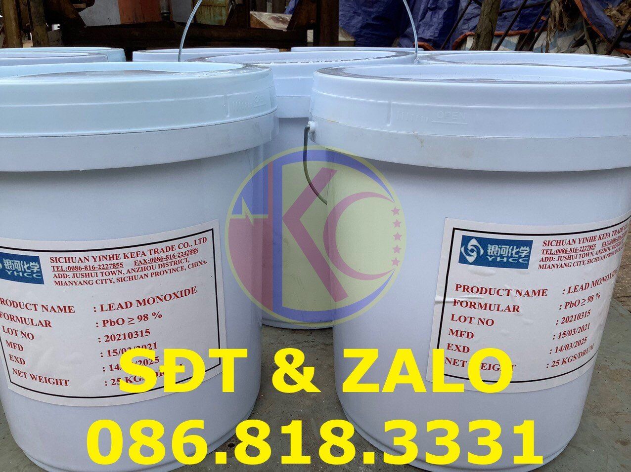  Lead Monoxide - Chì Oxit - PbO 