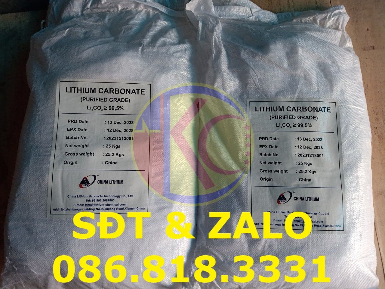  Lithium Carbonate - Lithi Cacbonat - Li2CO3 