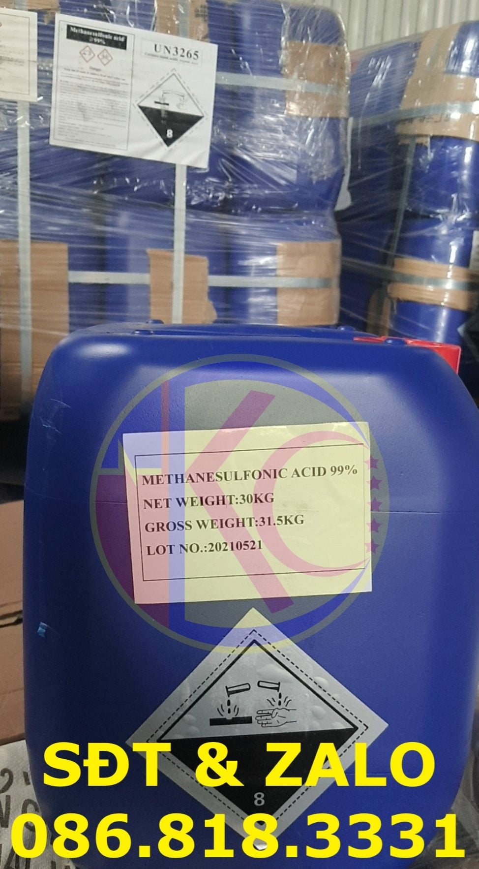  Methanesulfonic Acid 99% (MSA) - CH3SO3H 