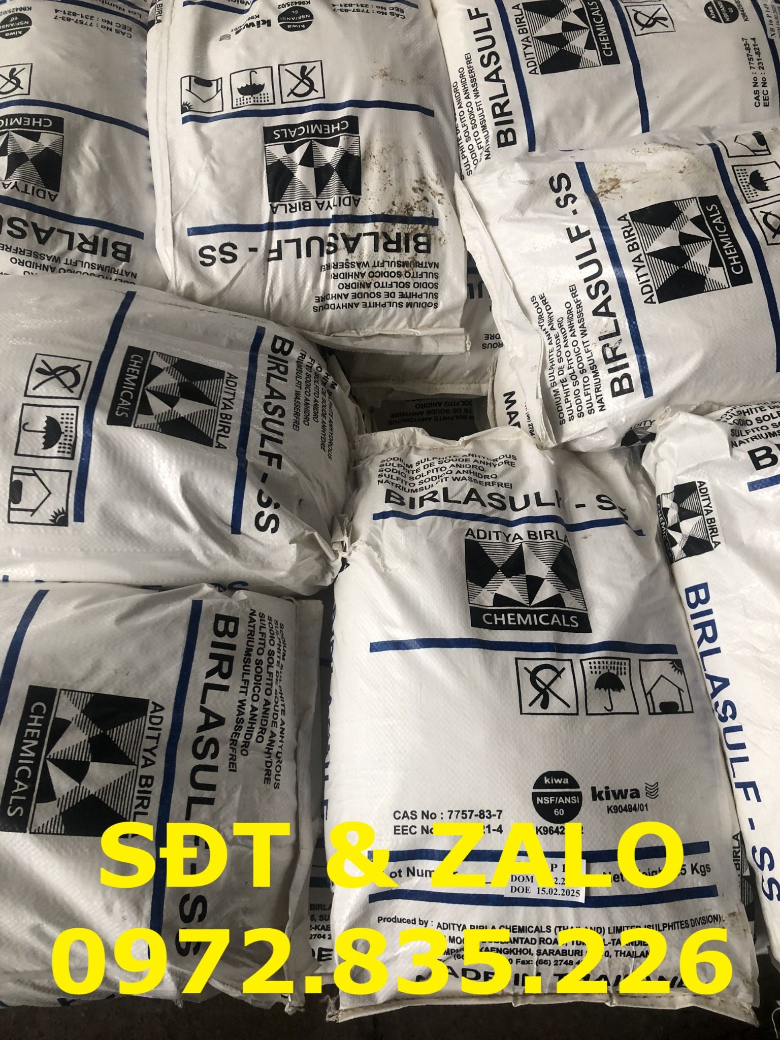 Sodium Sulphite Anhydrous - Natri Sunfit - Na2SO3 - BIRLASULF 