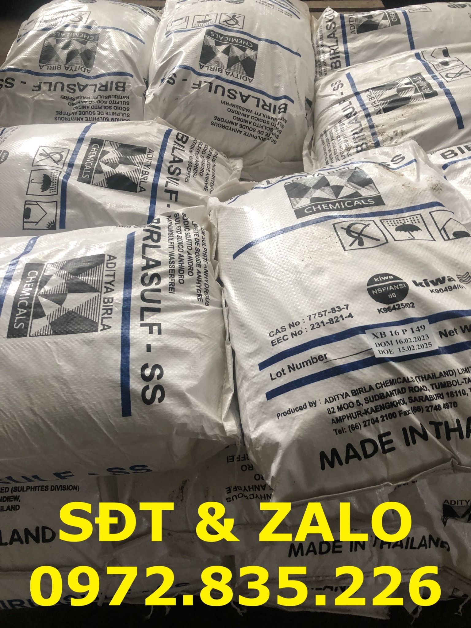  Sodium Sulphite Anhydrous - Natri Sunfit - Na2SO3 - BIRLASULF 