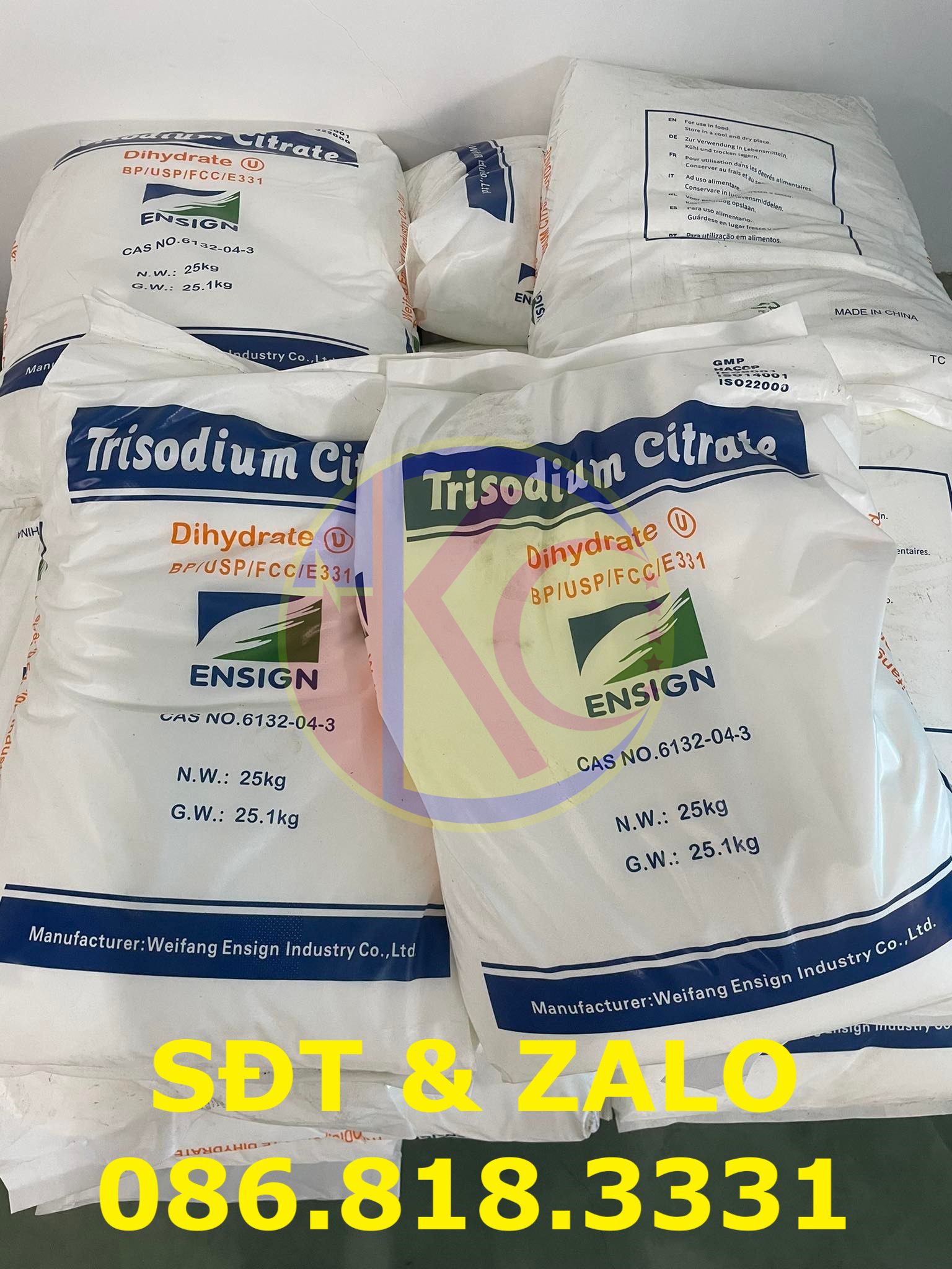  Sodium Citrate - Natri Citrat - Na3C6H5O7 