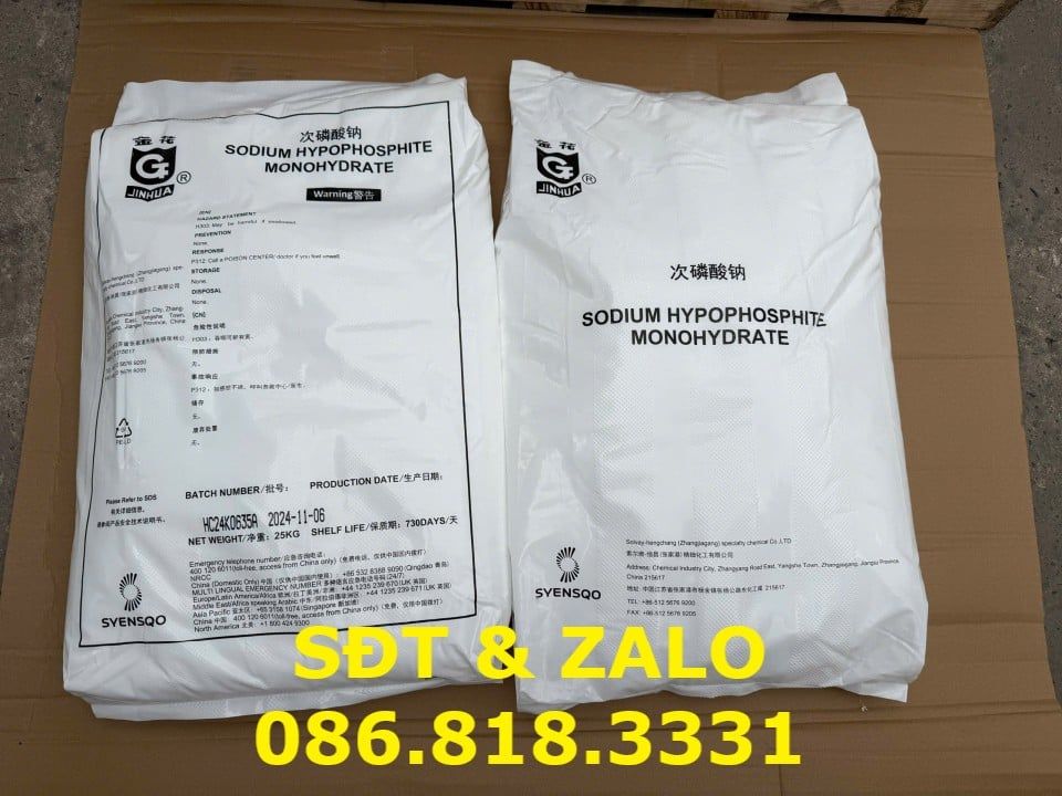  Sodium Hypophosphite Monohydrate (hãng Jinhua) - NaH2PO2.H2O 