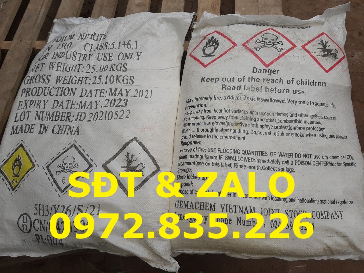  SODIUM NITRITE – NATRI NITRIT – NANO2 FOOD – PHỤ GIA E250 