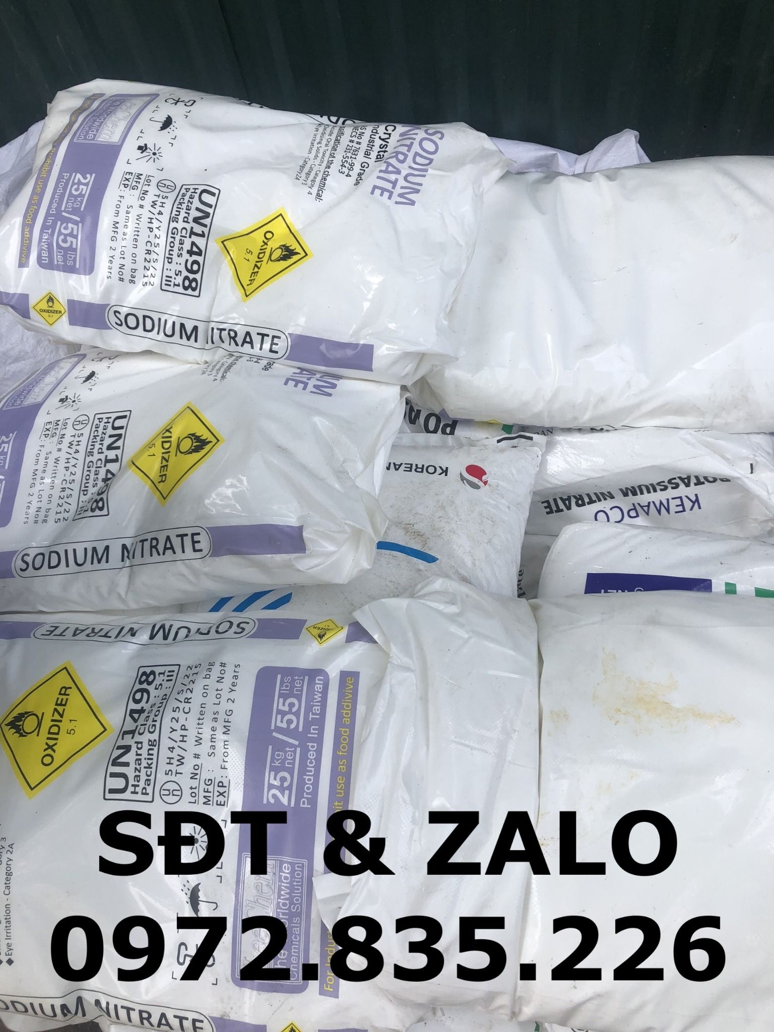  Sodium Nitrate - Natri Nitrat - NaNO3 