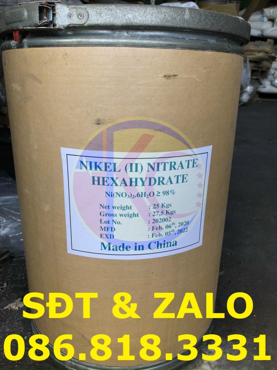  Nickel Nitrate Hexahydrate - Niken Nitrat - Ni(NO3)2 