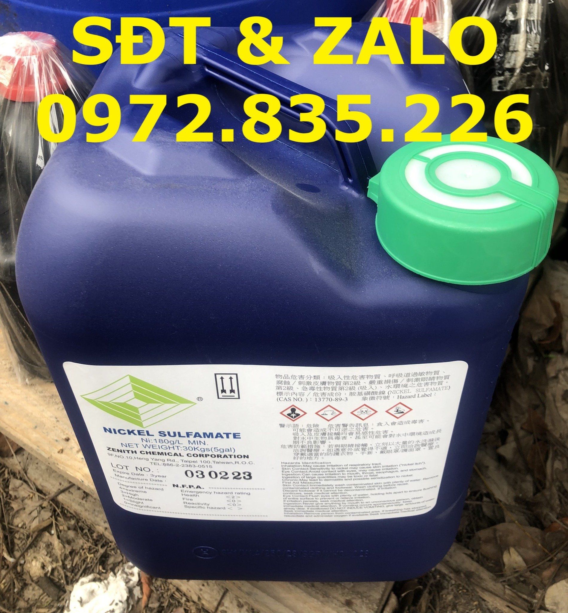  Nickel Sulfamate - Niken Sulfamat - Ni(SO3NH2)2 