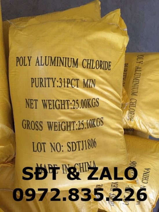  Hóa chất Poly Aluminum Chloride - PAC 31% - Chất trợ lắng PAC 