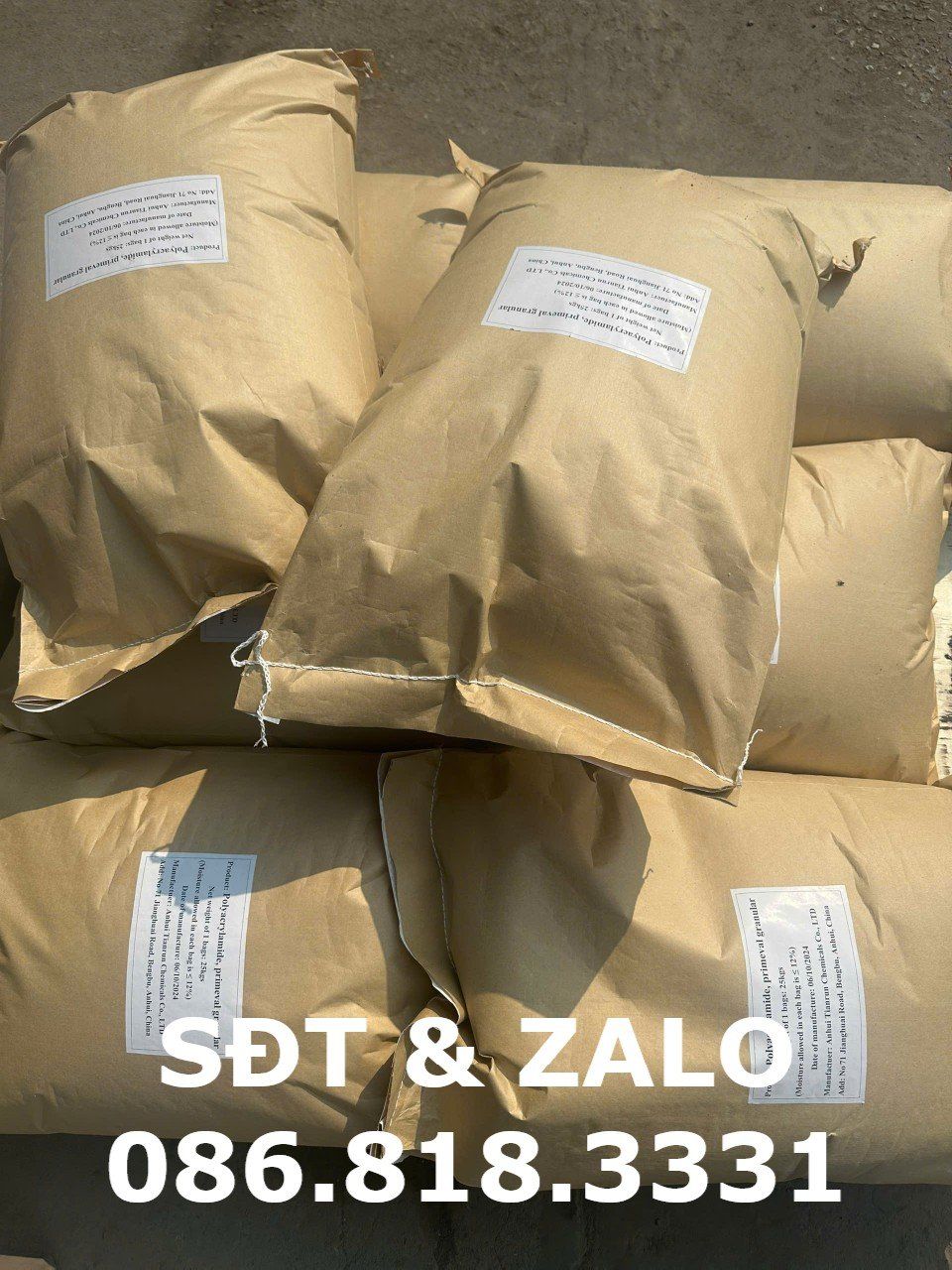  Polyarcylamide (Primeval Granular) - PAM - Hóa chất trợ lắng, kết tụ 