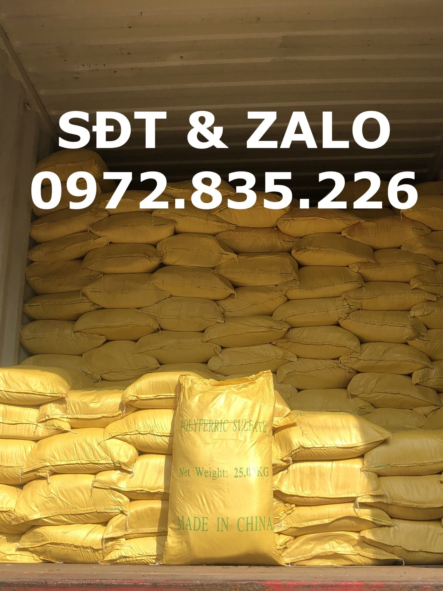  Poly Ferric Sulfate (PFS), Trung Quốc 