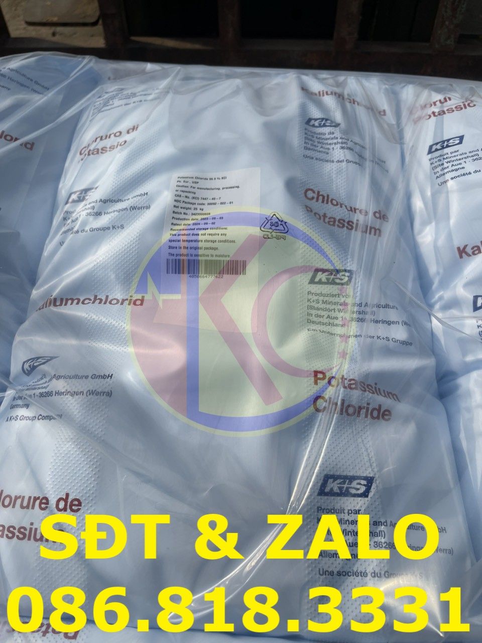  Potassium Chloride - Kali Clorua - KCL USP 