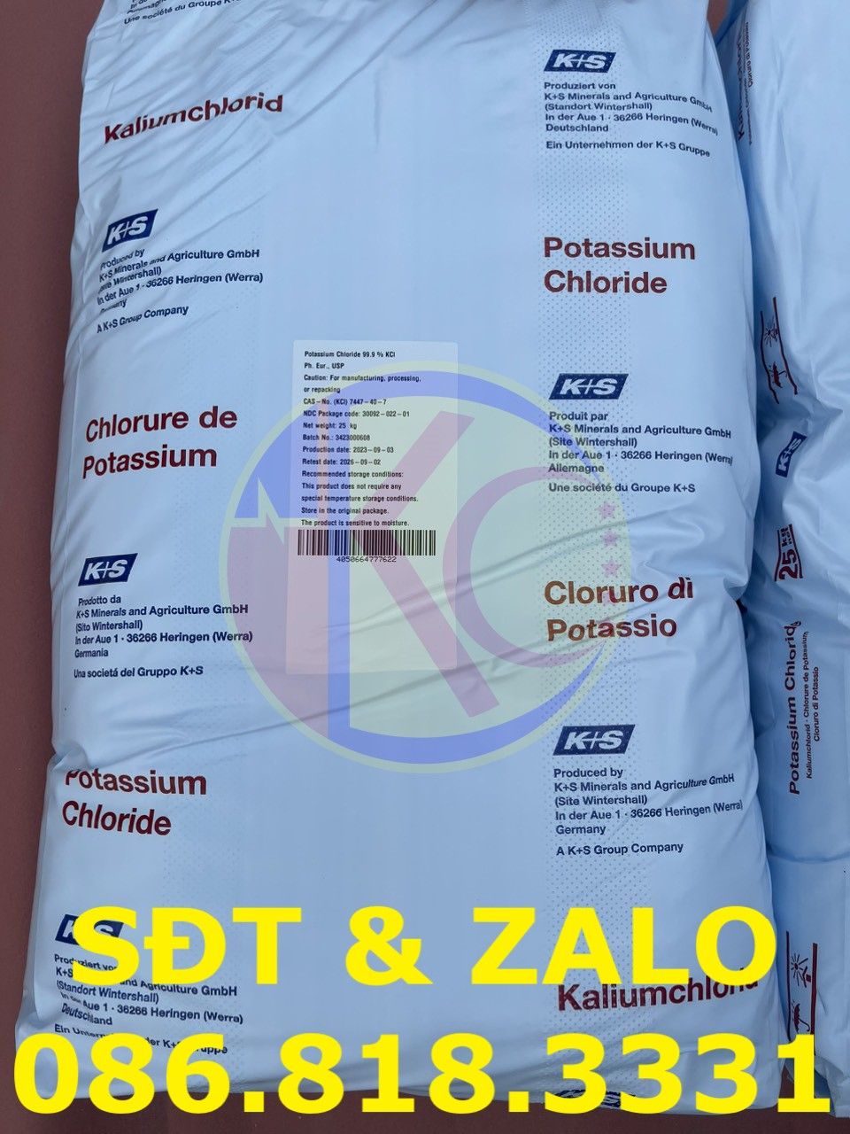  Potassium Chloride - Kali Clorua - KCL USP 