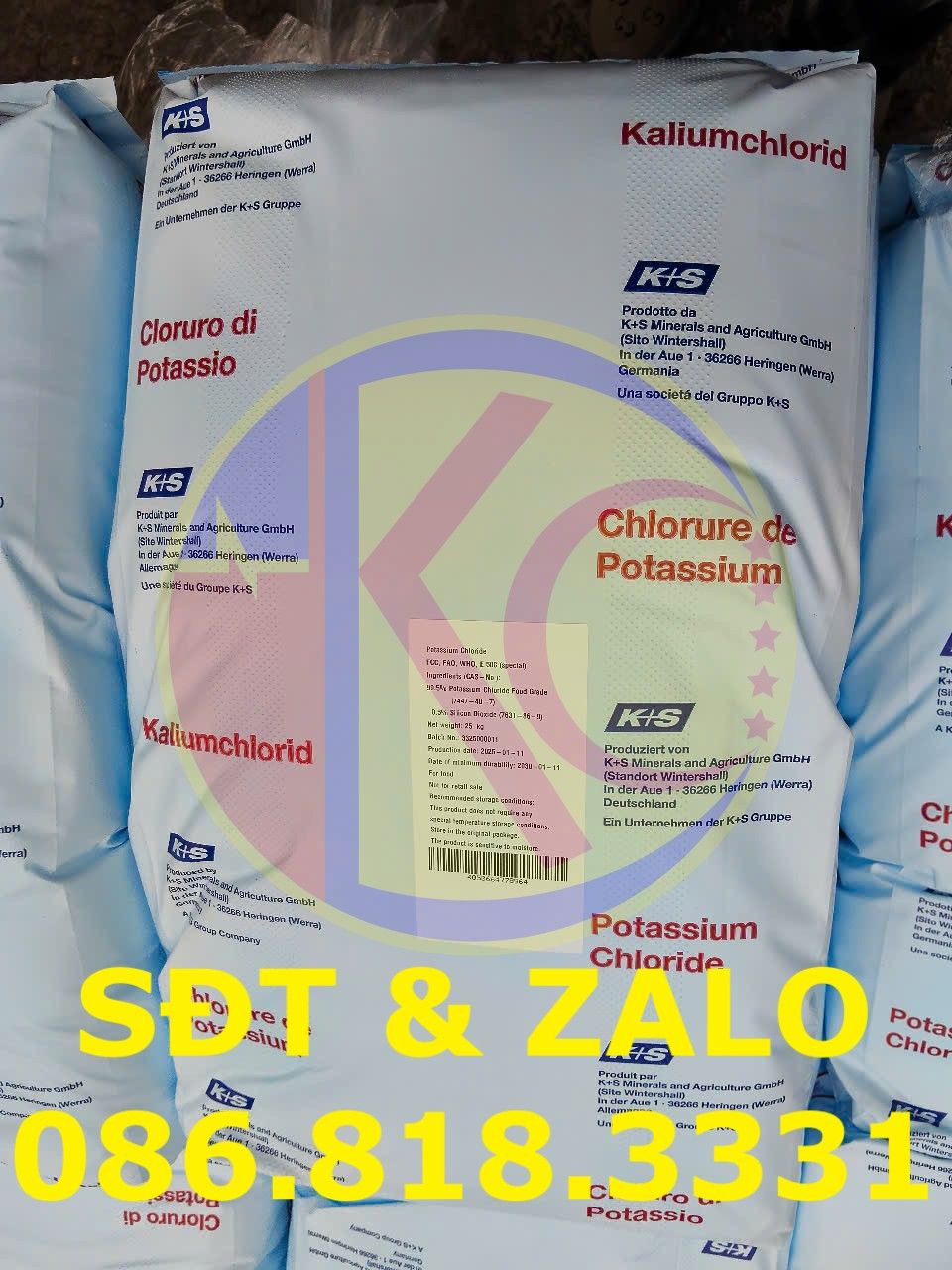  Potassium Chloride - KCl Food Đức 
