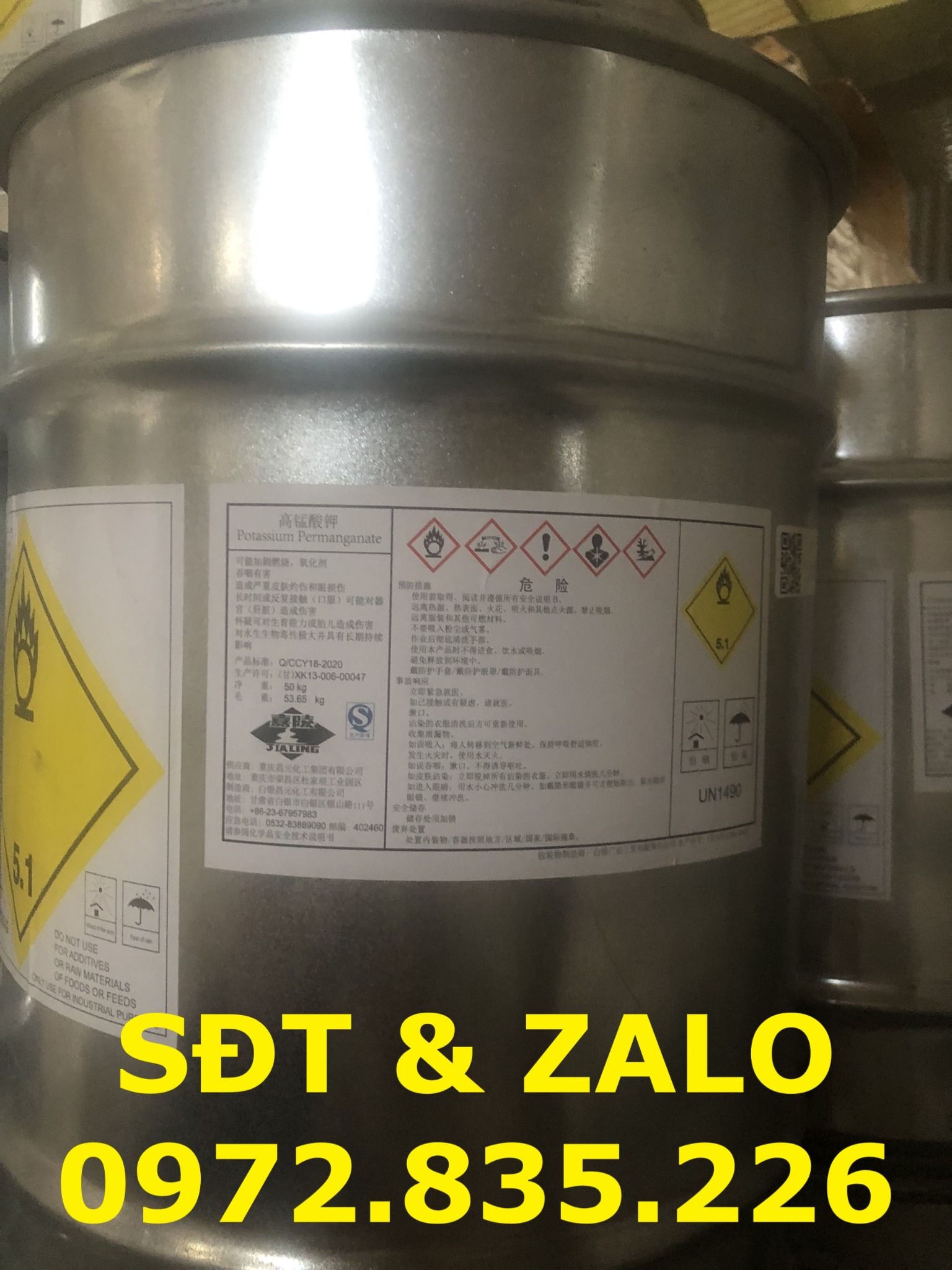  Potassium Permanganate - KMnO4 - Thuốc Tím 99% 