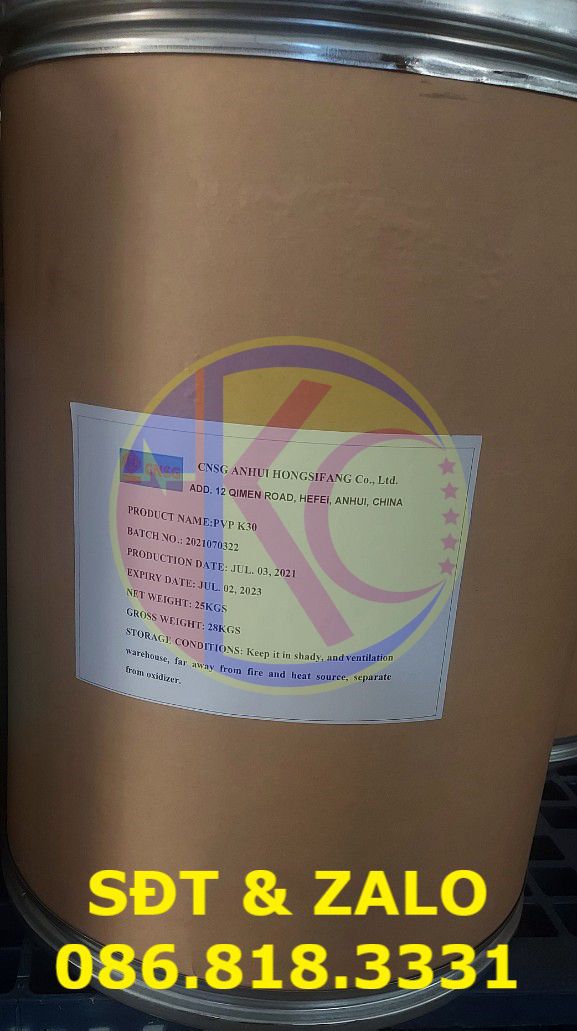  PVP K30 - POLYVINYL PYRROLIDONE K30 - POVIDONE K30 