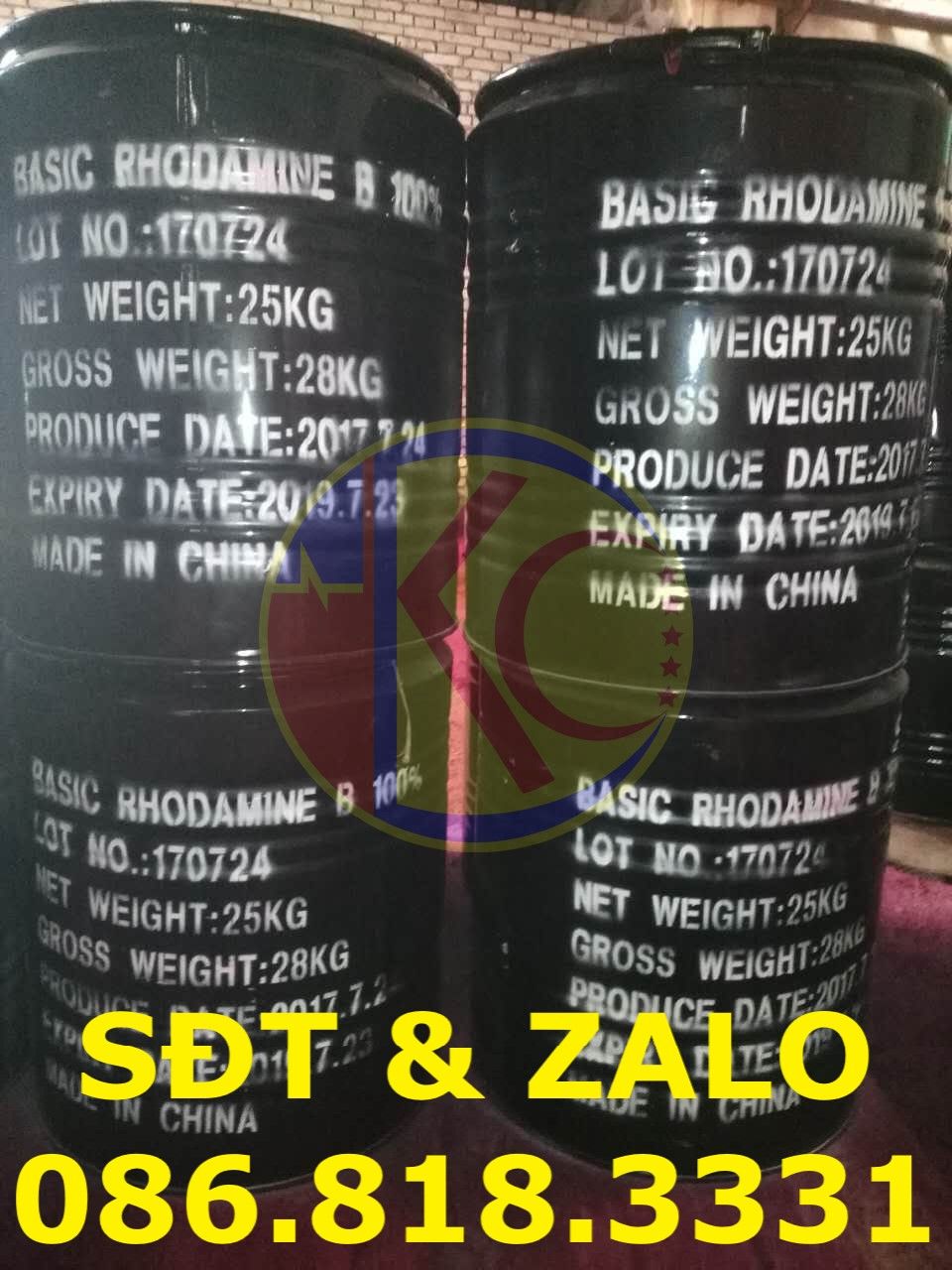  Rhodamine B - Thuốc nhuộm Rhodamin - C28H31ClN2O3 
