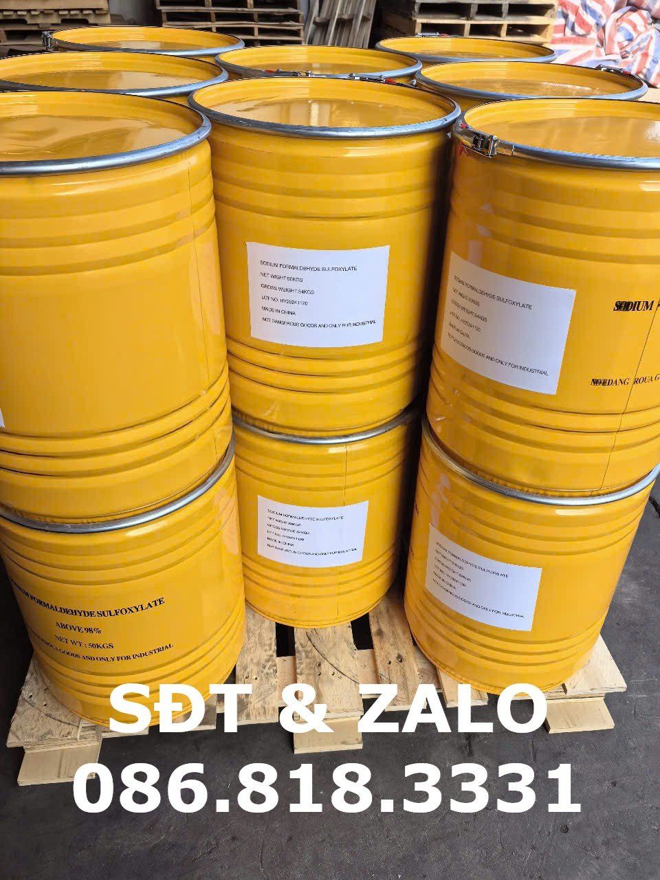  Sodium Formaldehyde Sulfoxylate - Rongalite - CH3NaO3S 