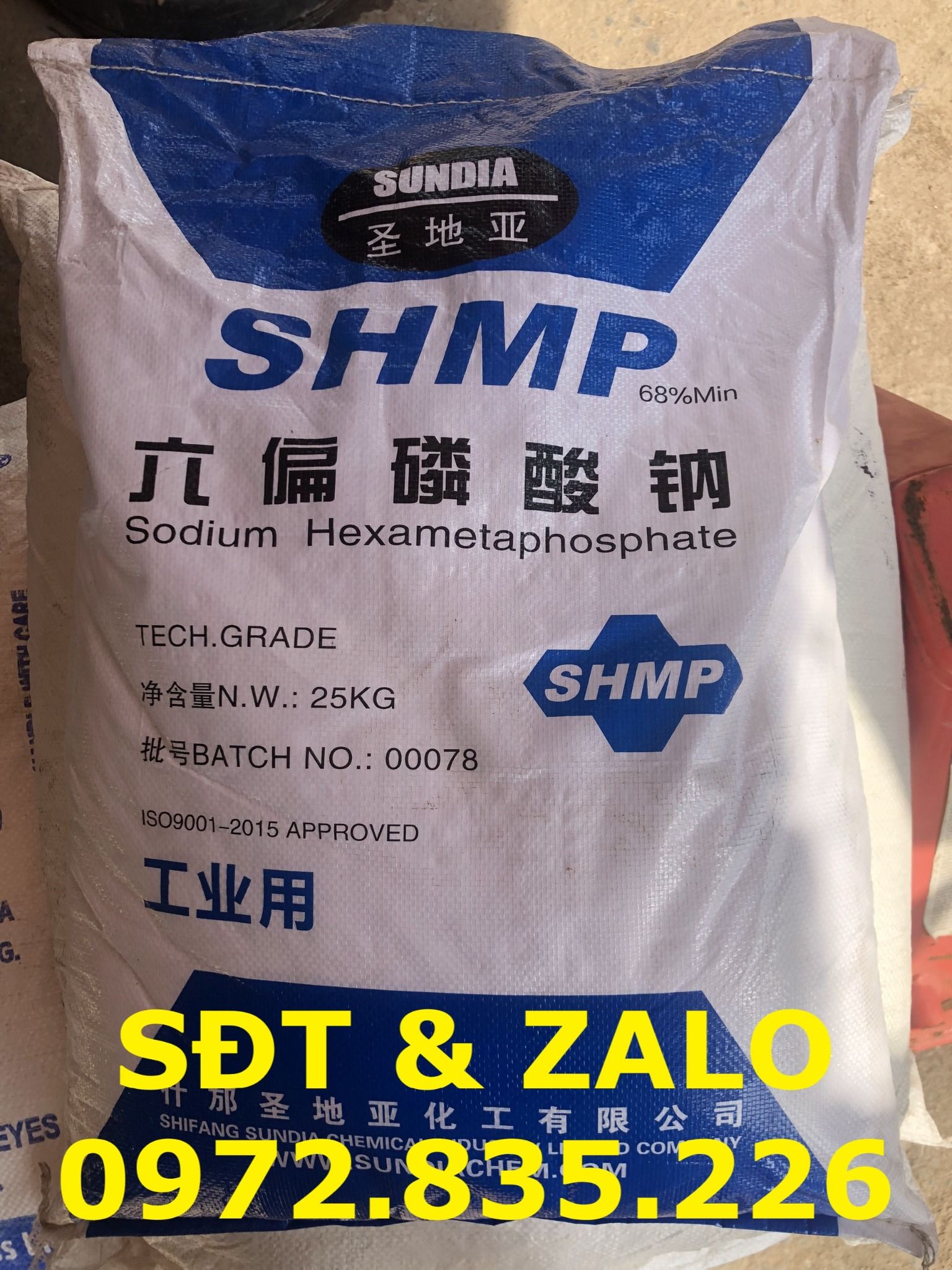  Sodium Hexametaphosphate - SHMP - Chất giữ màu 