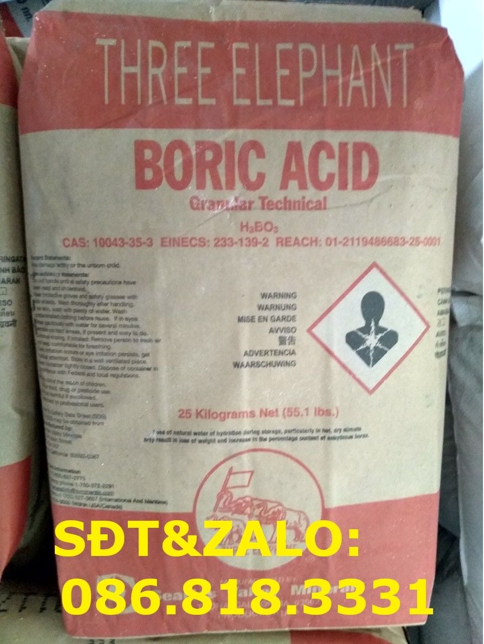  Acid Boric - H3BO3 99% - Axit Boric 