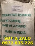  Sodium Acetate Trihydrate - Natri Axetat - CH3COONa.3H2O 