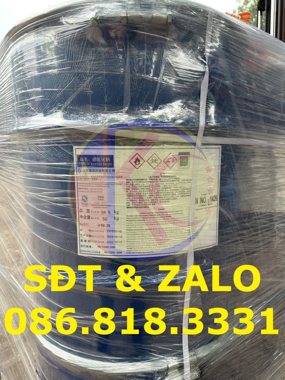  Sodium Borohydride - Natri Borohydride - NaBH4 