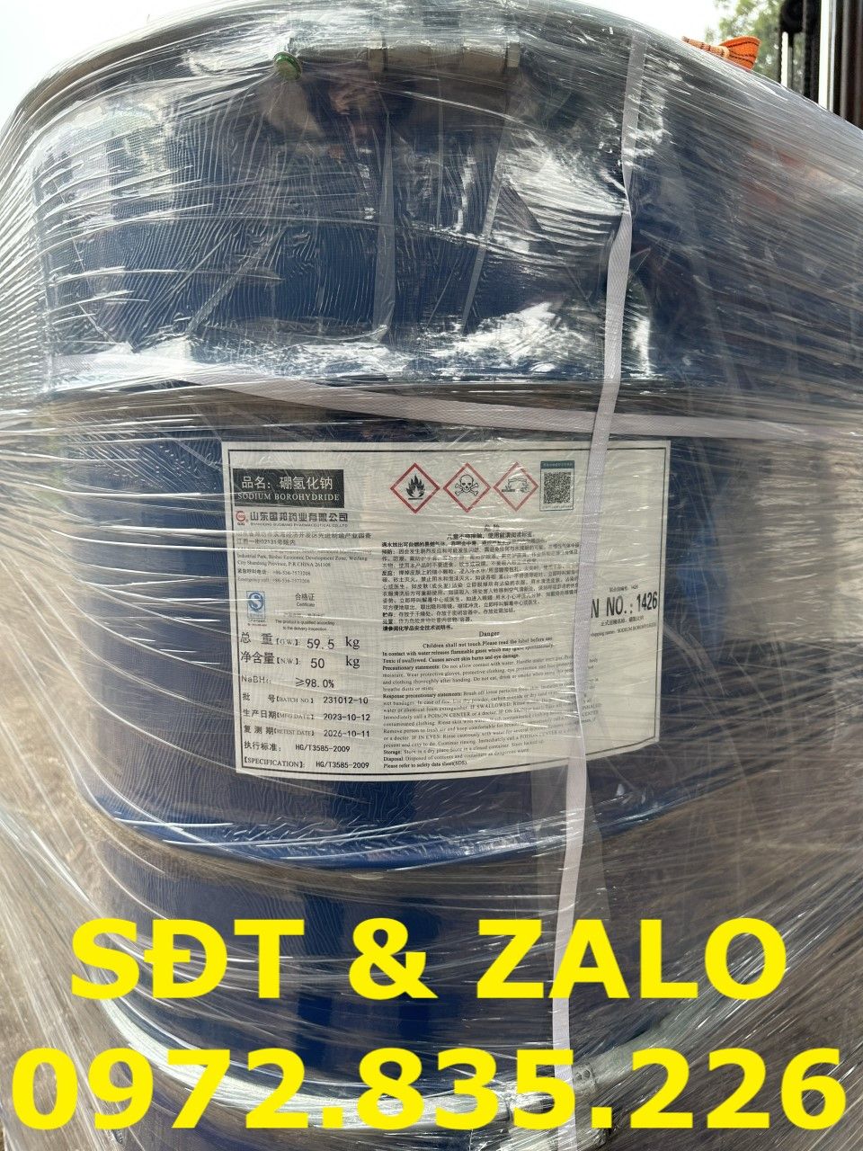  Sodium Borohydride - Natri Borohydride - NaBH4 