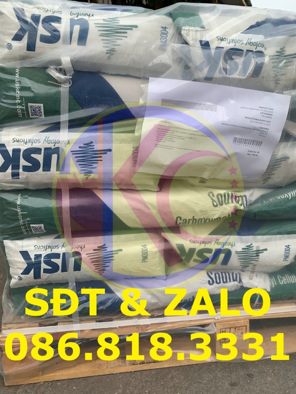  Sodium Carboxymethyl Cellulose - CMC USK Thổ 
