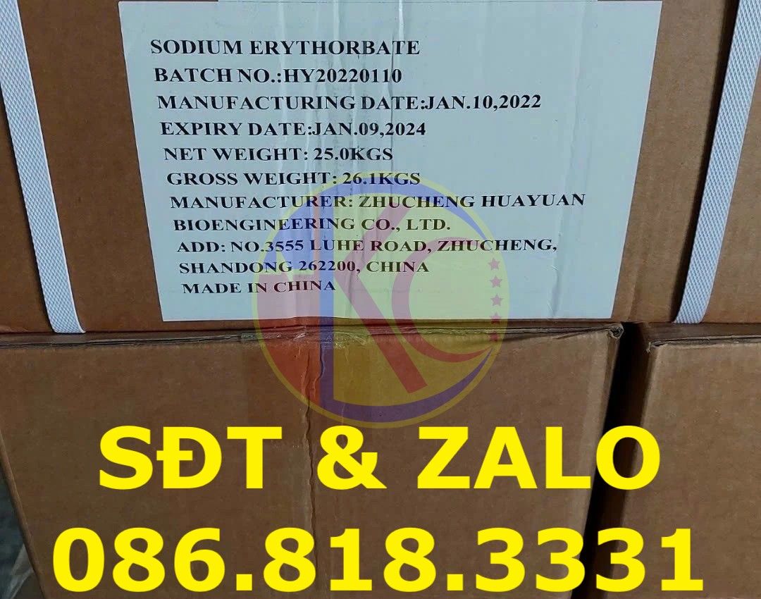  Sodium Erythorbate (E316) - Natri Erythorbat - C6H7NaO6 