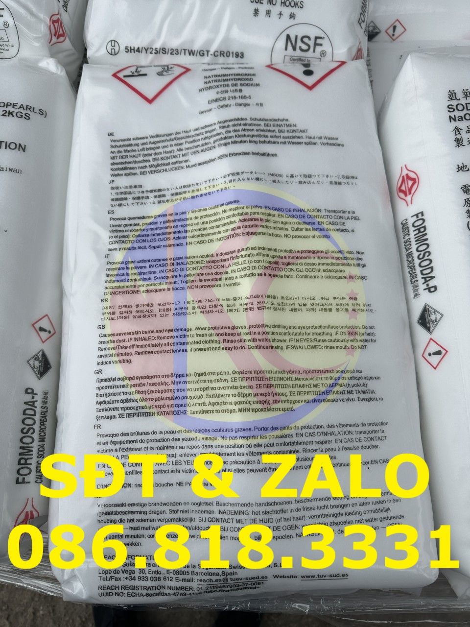  Sodium Hydroxide - NaOH - Caustic Soda 99% Taiwan 