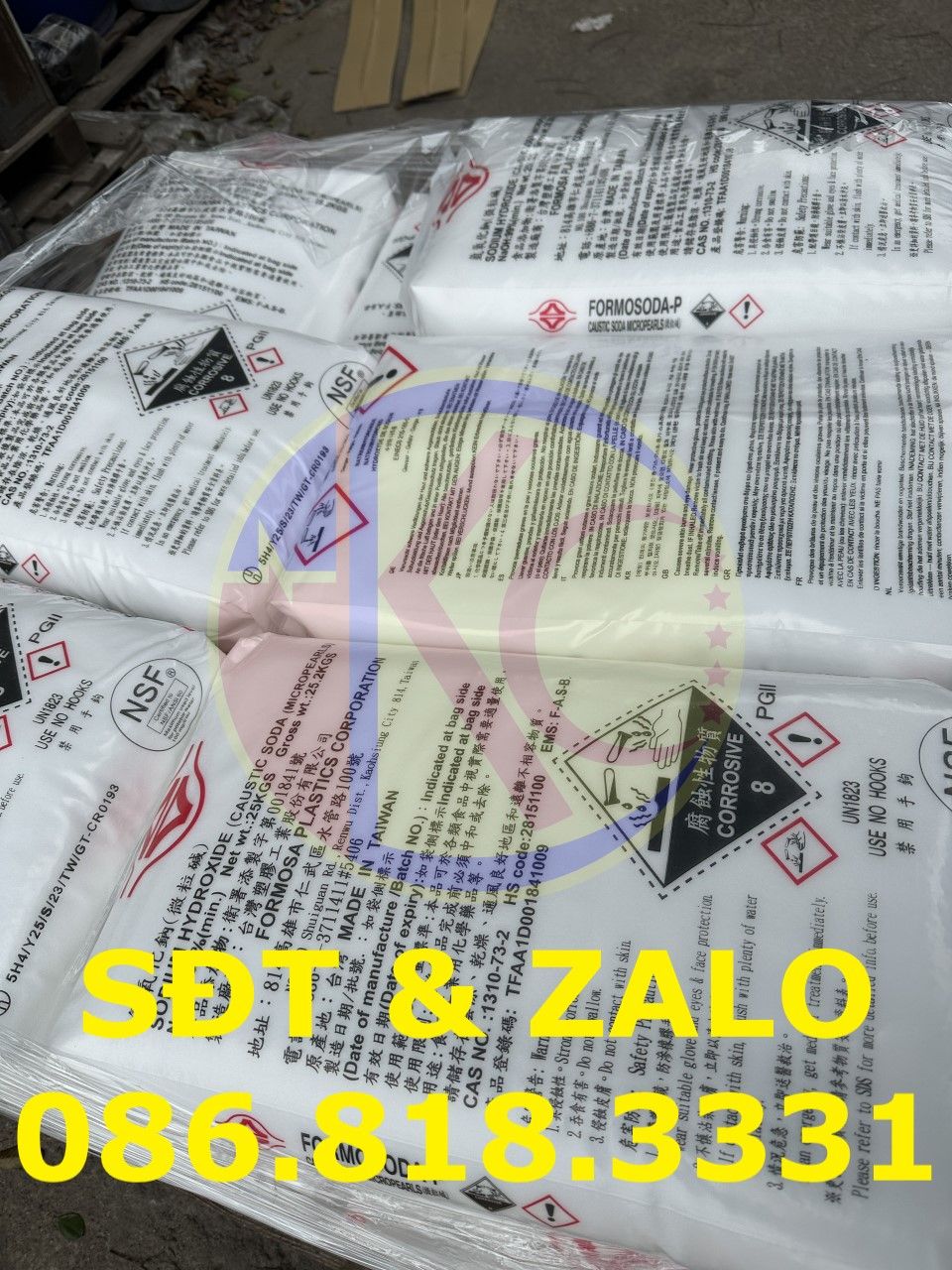  Sodium Hydroxide - NaOH - Caustic Soda 99% Taiwan 