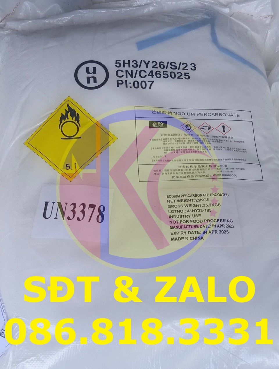  Sodium Percarbonate - Natri Percacrbonat - Oxy Bột 