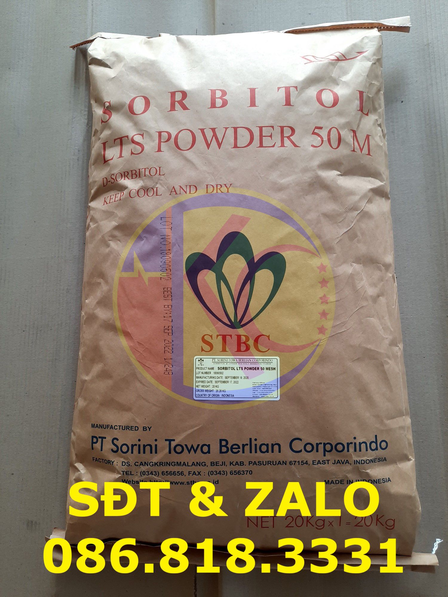  Sorbitol Powder - Sorbitol Bột - C6H14O6 