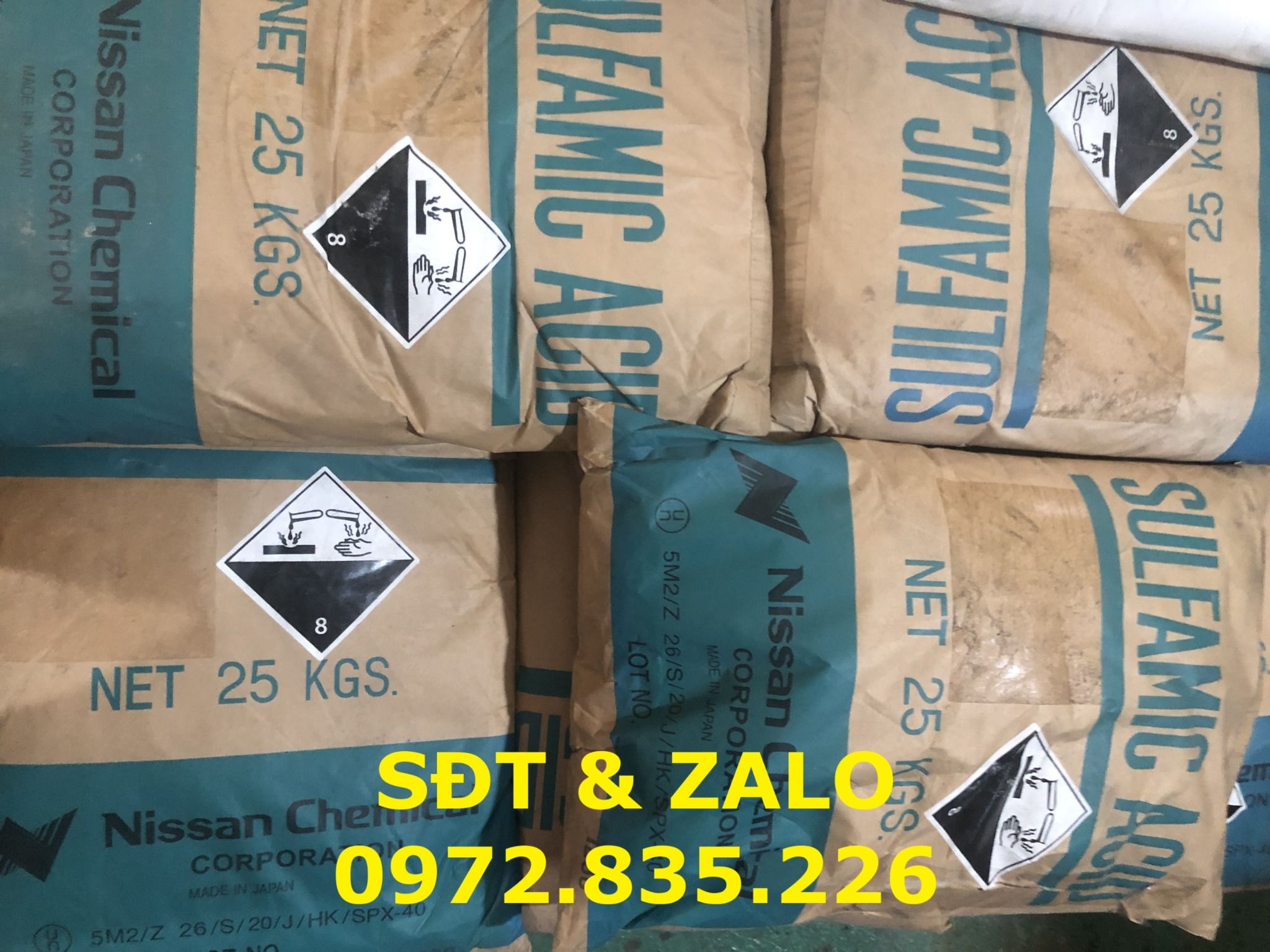  Axit Sulfamic - Sulfamic Acid - H3NSO3 NISSAN 