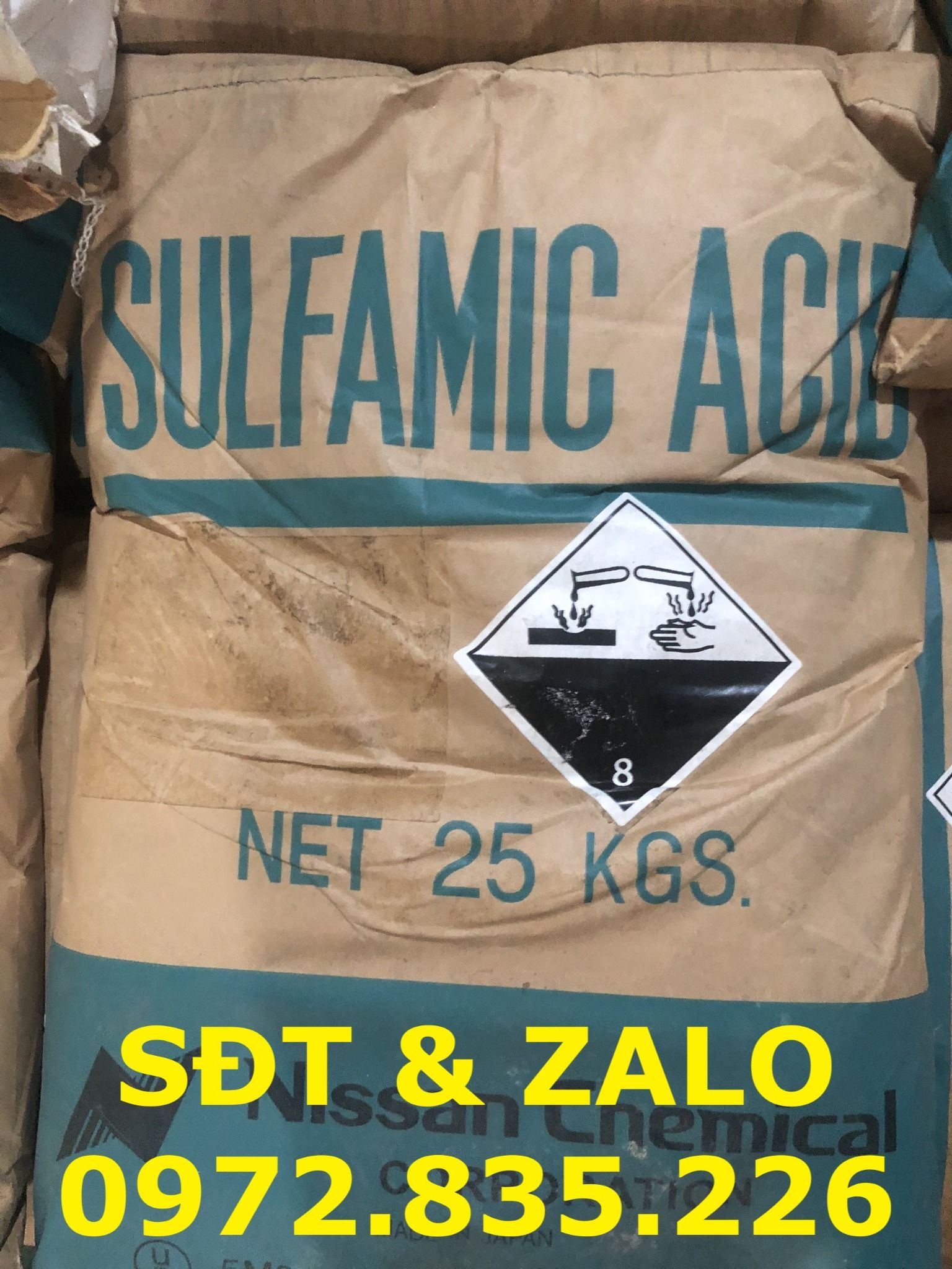  Axit Sulfamic - Sulfamic Acid - H3NSO3 NISSAN 