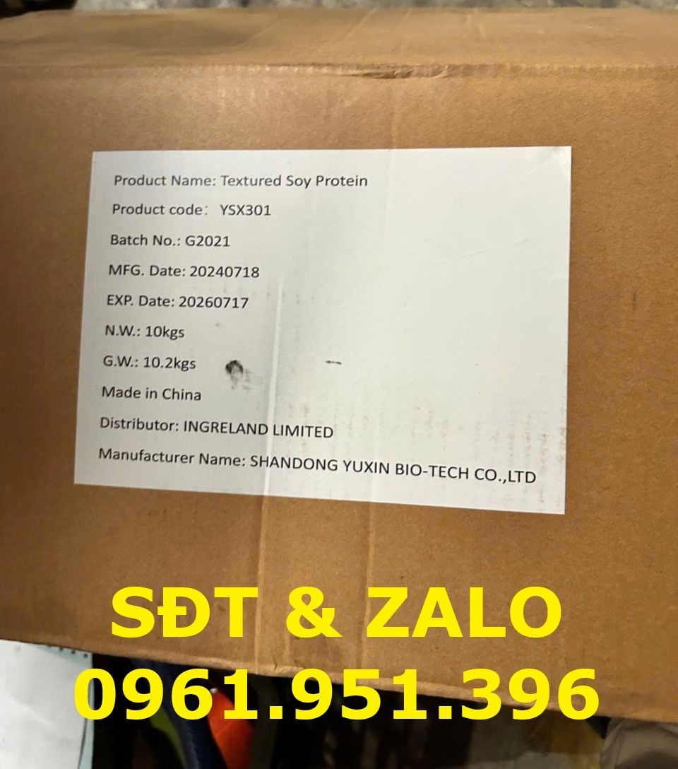  Textured Soy Protein - Sườn chay - Đạm đậu nành 