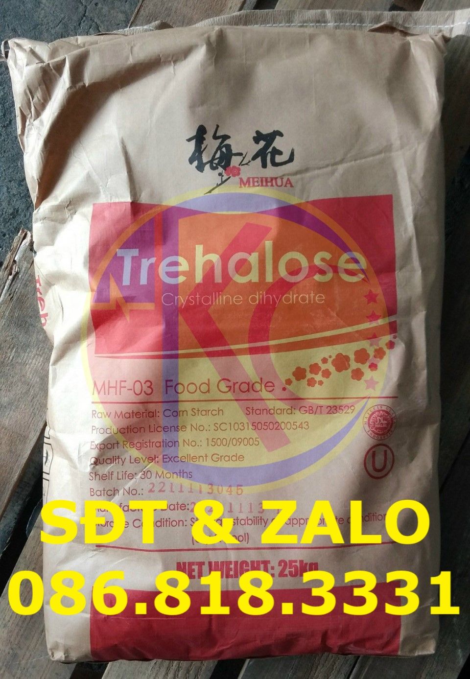  Trehalose - Đường Tảo - C12H22O11 